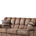 Grosir Sectional Kain Sofa Set Tiga Penyelesaan Mebel Sofa Ruang Tamu
